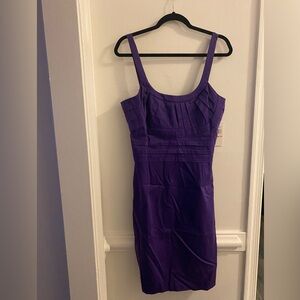 Calvin Klein Purple Mini Dress